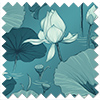 Lotus, Teal - Roller Blind